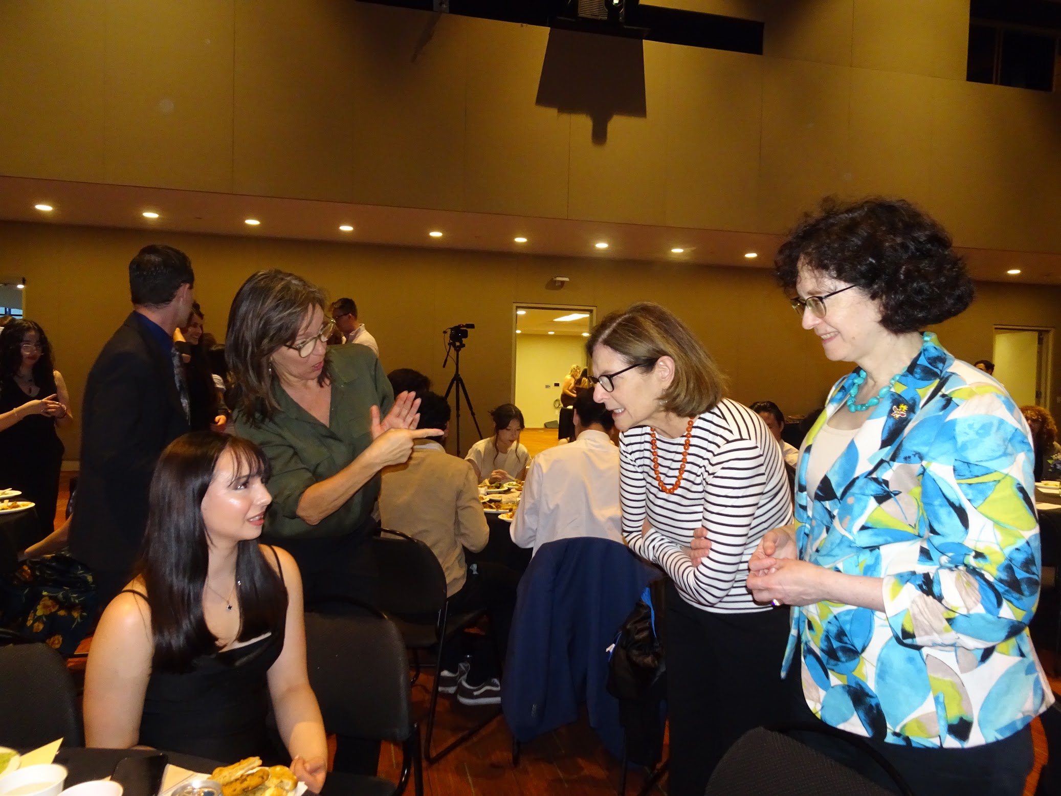 Lillian speaking to Dean Padden