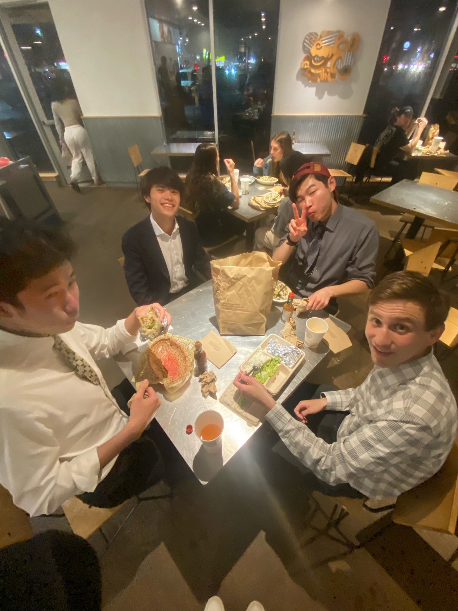 Dinner at Chipotle